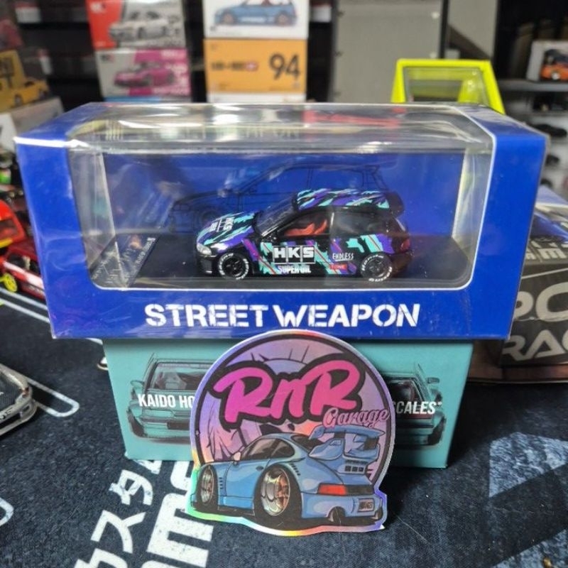 STREET WEAPON CIVIC EG6 HKS SEALED