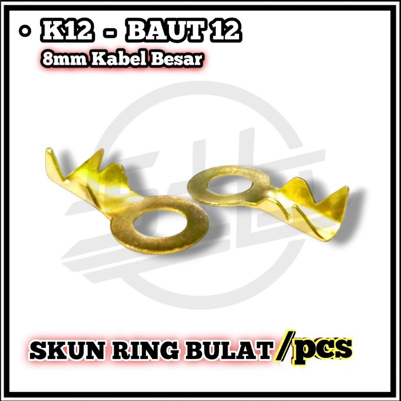 Skun Terminal Ring Kabel Baut 12