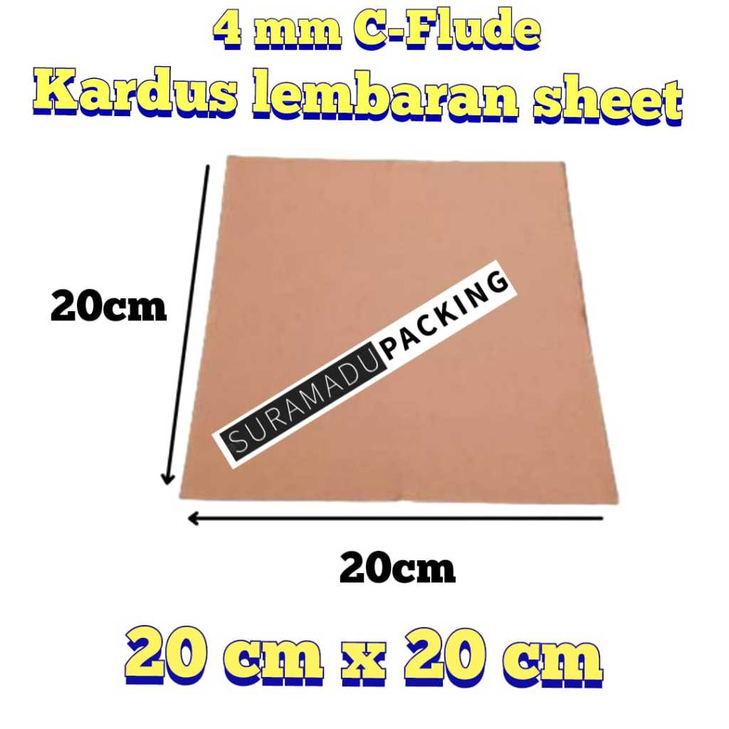 

KARDUS SHEET 20x20 cm 20x20 cm Kardus Lembaran Polos / Kardus Karton lembaran polos / Karton lembaran corrugated