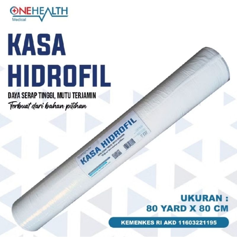 Kasa Hidrofil Gulung Onehealth - Kasa Roll 40 x 80 Onehealth