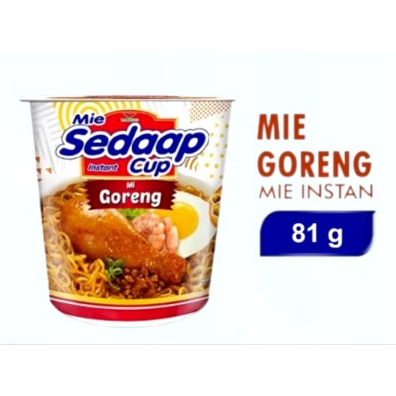 

sedaap mie instan cup goreng 81gr