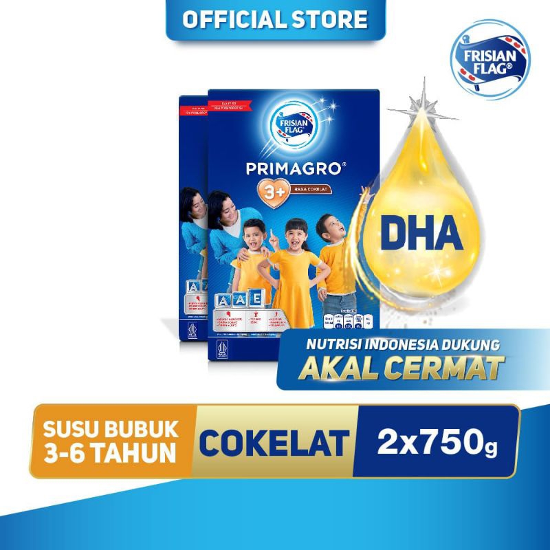 

FRISIAN FLAG PRIMAGRO 3+ COKLAT 750 gr - 2 BOX