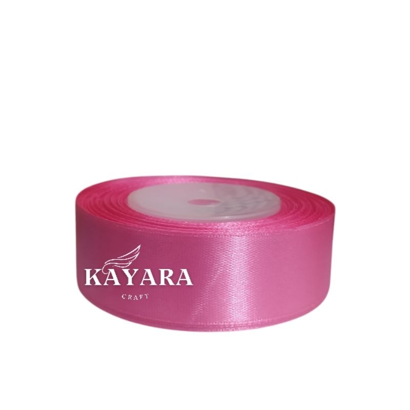 

Pita satin PINK CANTIK termurah 2,5cm per rol/Pita Dekorasi Warna Pink Sedang/Pita Hampers/Pita Hias Buket