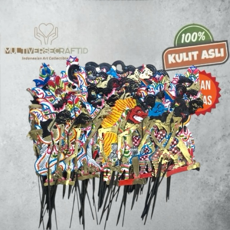 MULTIVERSECRAFTID Wayang Kulit Mini 30 cm