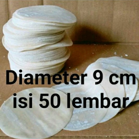 

Kulit dimsum, 9 cm isi 50 lembar
