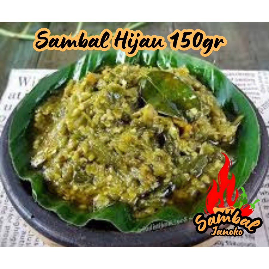 

Sambal HIJAU 150gr / sambel enak / sambel pedes / sambel rumahan