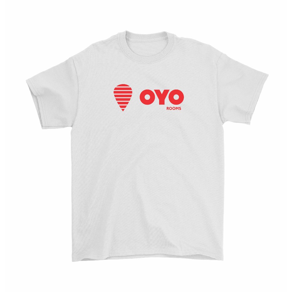 Kaos OYO ROOMS  - Tshirt Hotel - Atasan Pria / Wanita - Dewasa