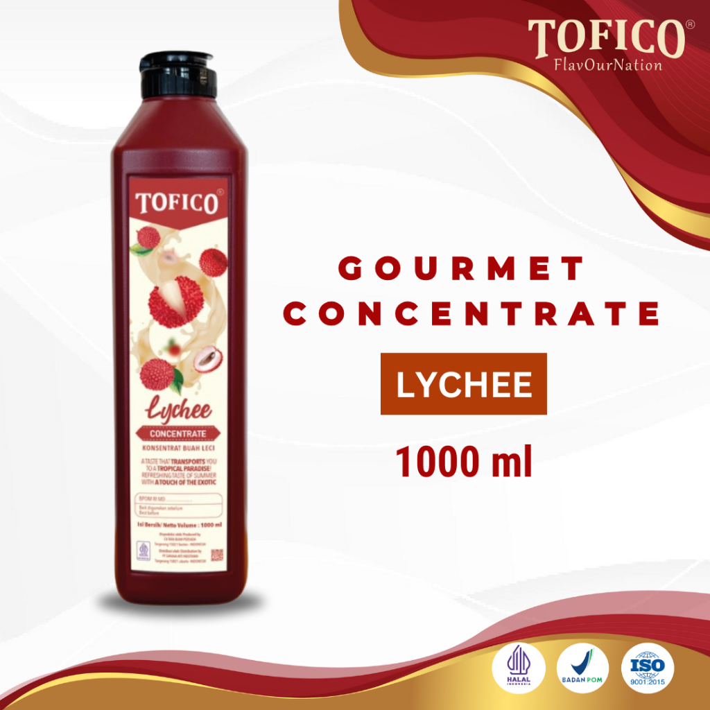 

Lychee Drink Concentrate / Konsentrat Minuman Rasa Leci / Tofico Gourmet Concentrate