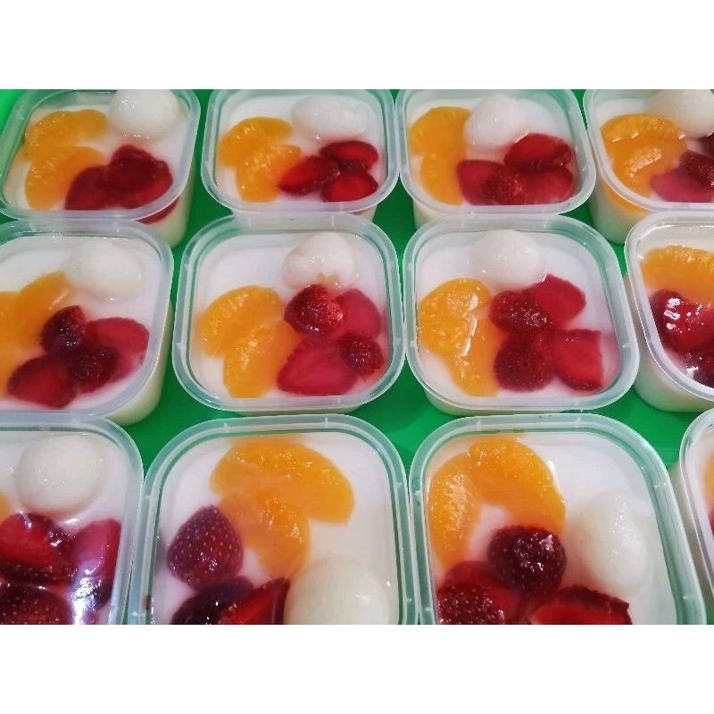 

Khusus Kurir INSTAN. Puding Susu Buah Segar Satuan Min order 6 pcs