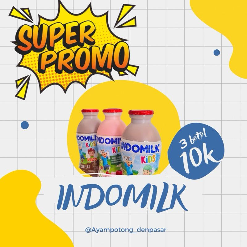 

PROMO SUSU INDOMILK 3botol