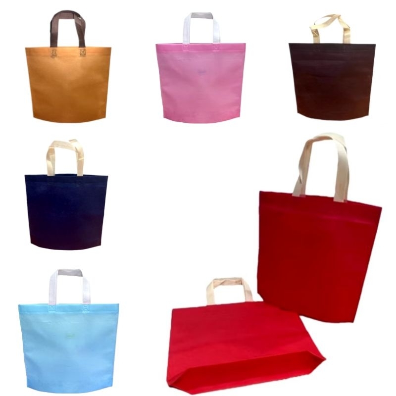 

Tas Spunbond 35x33x8 Tebal /Tas goodie bag /Kantong Kain /Tas souvenir /Tas Ulang Tahun