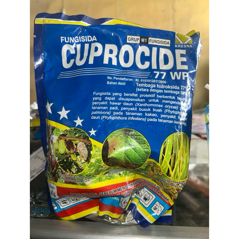 Fungisida Cuprocide 77WP Isi 1Kg Original Bahan Aktif Tembaga Hidroksida 77%