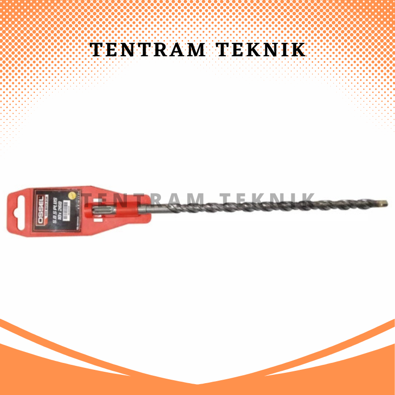 Mata Bor SDS OSSEL 10mm x 260mm / Mata Bor Beton SDS Plus 10 mm Ossel / Mata Bor Beton SDS Plus 10 M