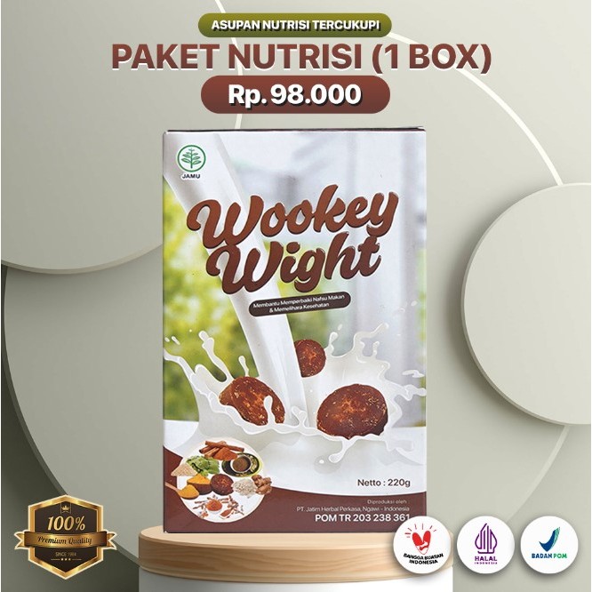 

PROMO TERMURAH⭐⭐⭐⭐⭐!!! 1 BOX Wookey Weight - Susu Penambah Berat Badan Paket Sehat