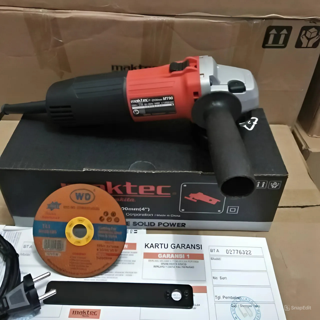 ORIGINAL Maktec MT90 MAKITA M0900B Mesin Gerinda Tangan 4 Inch Angle Disc Grinder Gurinda Grinda Gre