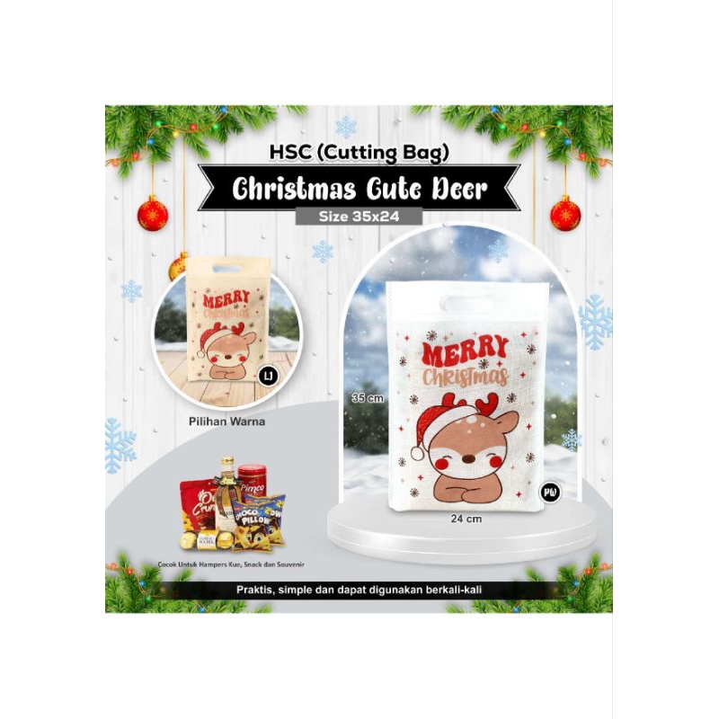 

Tas Spunbond Natal 1 Lusin (12pcs) - Beragam Jenis, Ukuran, & Motif Tema Natal Murah!
