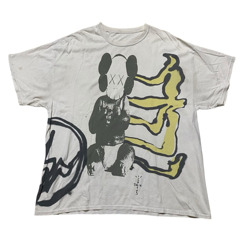 Travis scott cactus jack fragment kaws tee