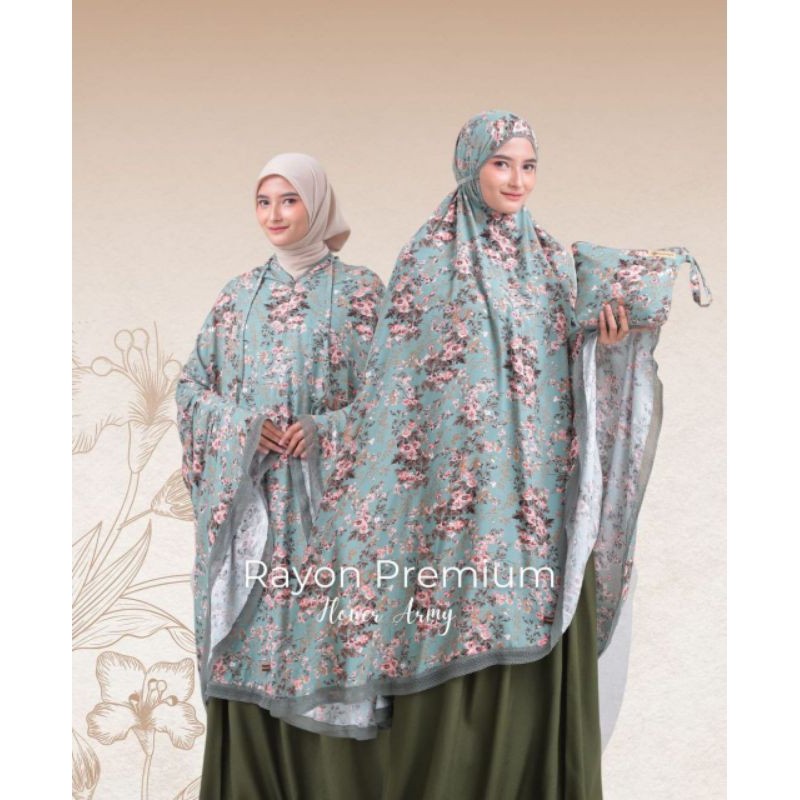 MUKENA RAYON MOTIF 2IN1 MOSCHA HIJAB