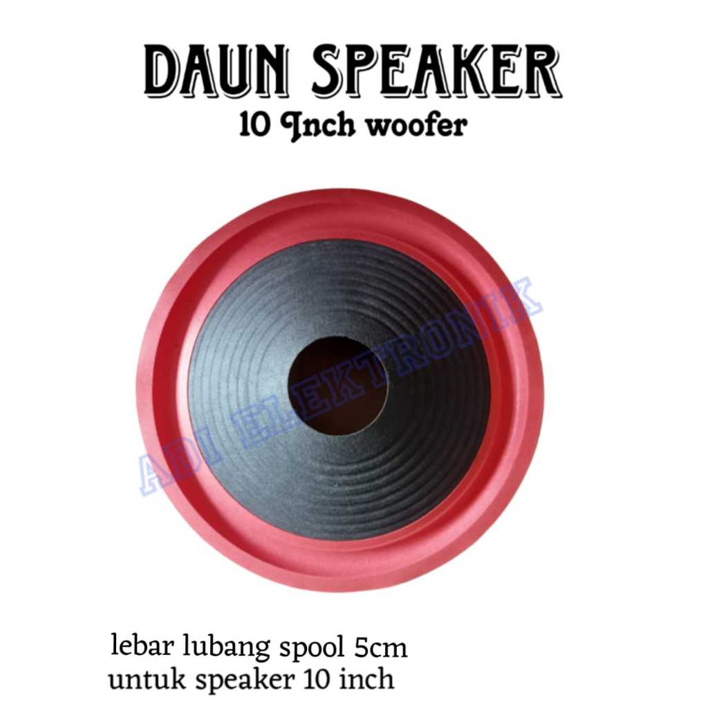 DAUN SPEAKER 10 INCH ATAU KERTAS SPEAKER 10 INCH