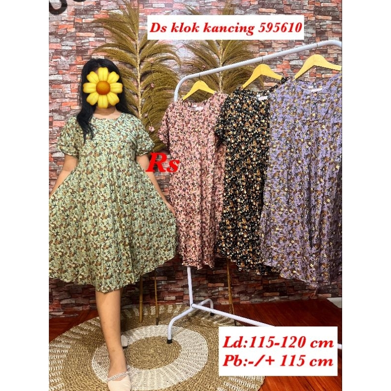 Daster Klok Batik Gajah putih