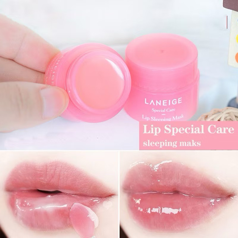 Laneige Lip Sleeping Mask Night Sleep Berry 3gr Mini Travel Size Special Care Cream Maintenance Mois