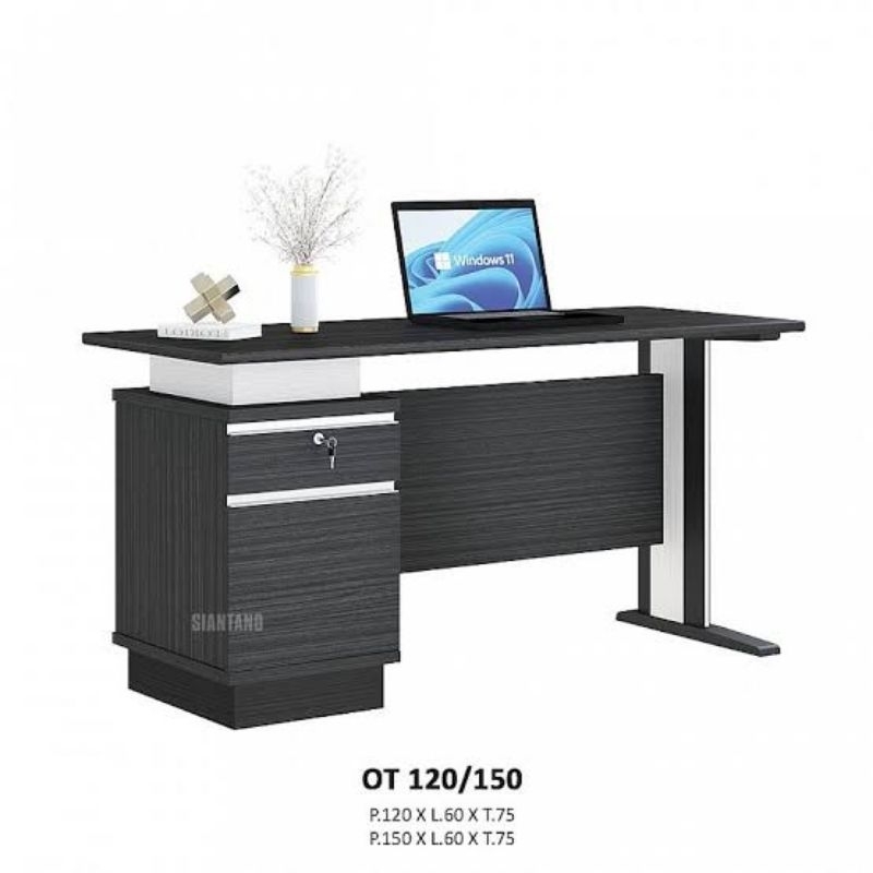 Meja Kerja/ Kantor / Meja Belajar Siantano OT 120/150.