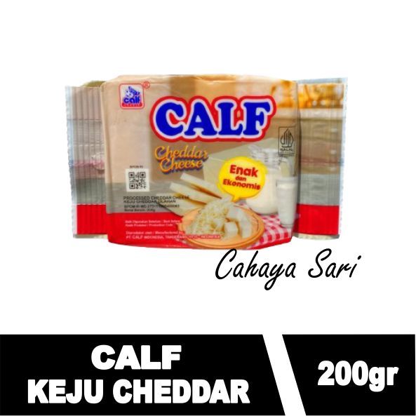 

KEJU CHEDDAR CALF SERBAGUNA 200GR