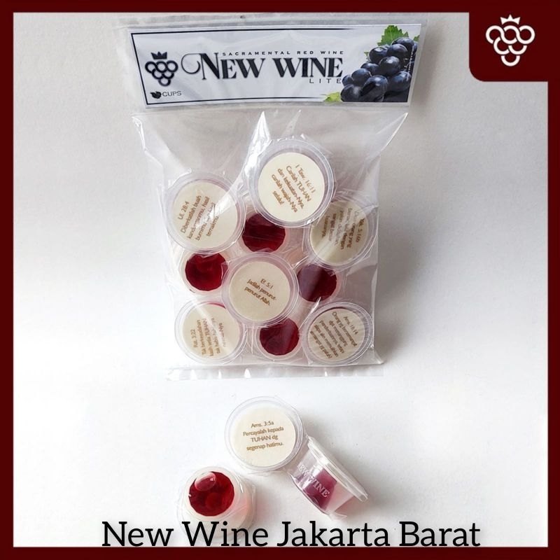 

Paket Ekslusif Anggur Perjamuan Kudus Lite + Hosti Ayat Besar - Isi 10