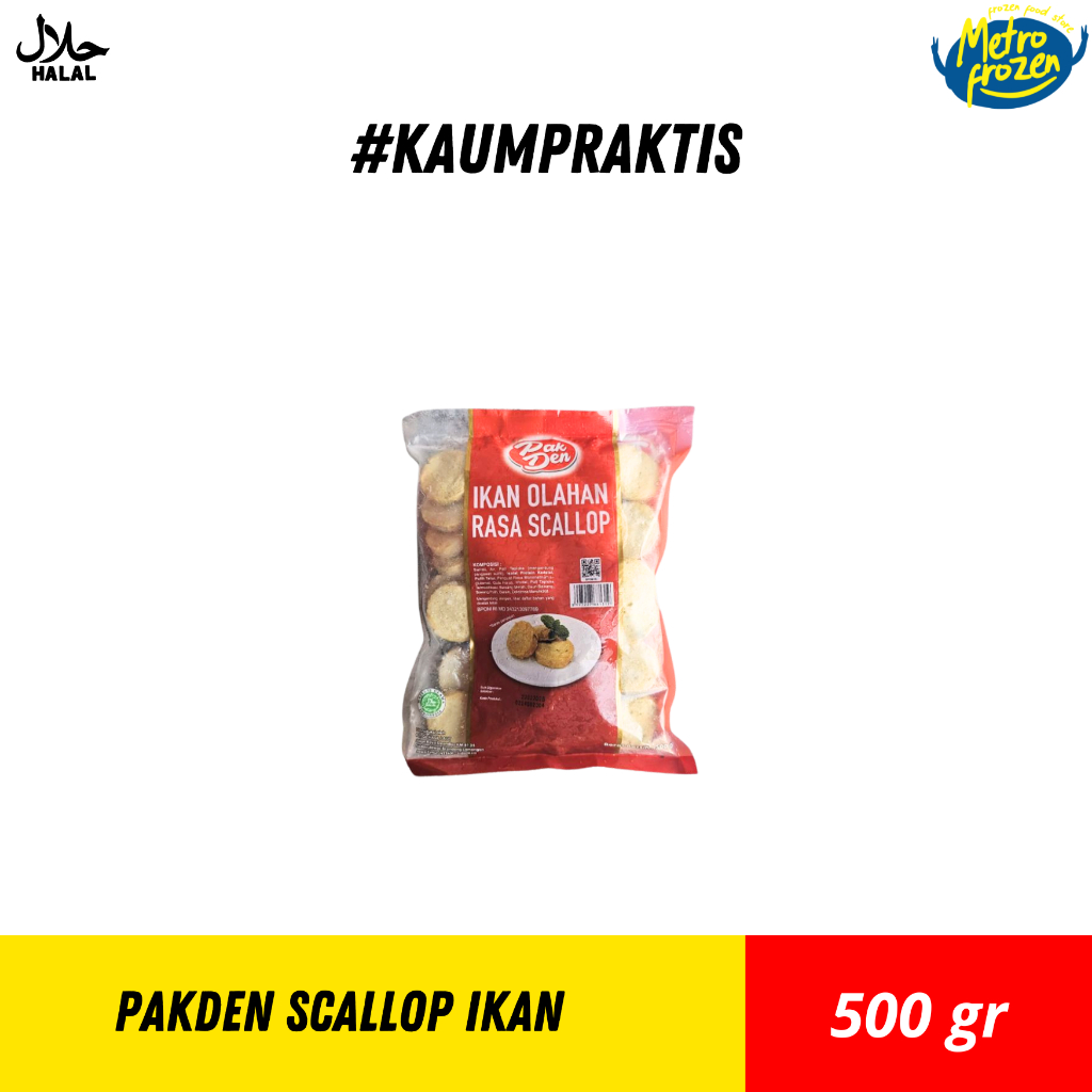 

PAKDEN Scallop Ikan 500gr