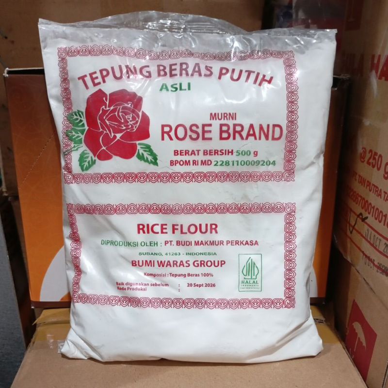 

Tepung Beras Rose Brand 500gr