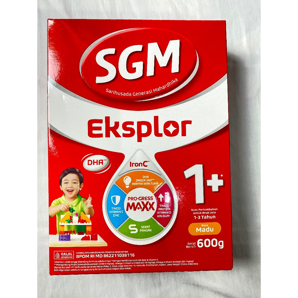 

SGM Eksplor 1+ dengan IronC Susu Pertumbuhan Rasa Vanilla dan Madu 600GR //Uamahsusu19