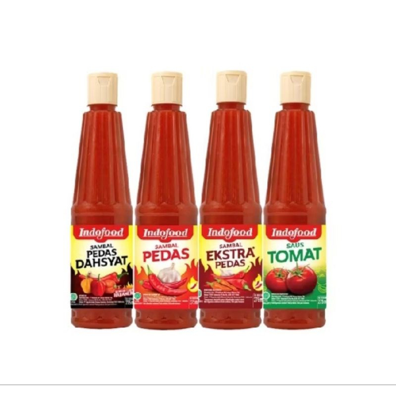 

Indofood sambal pedas / saus tomat 135ml