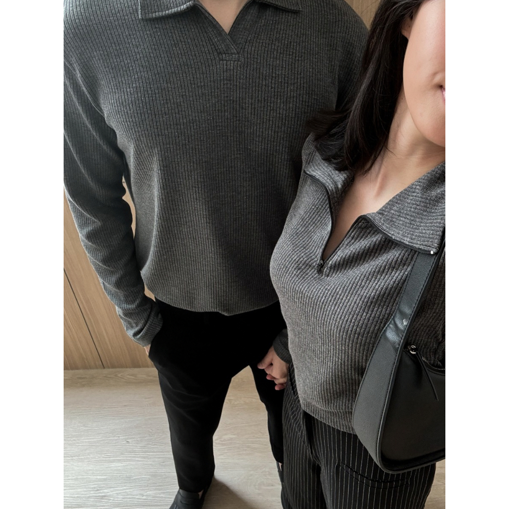 RB Kadaka Couple Group Family Outfit Dress Flare Pants & Men Top Knot Your Average Collection