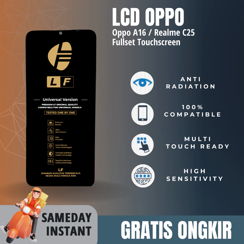 LCD OPPO A16 LF