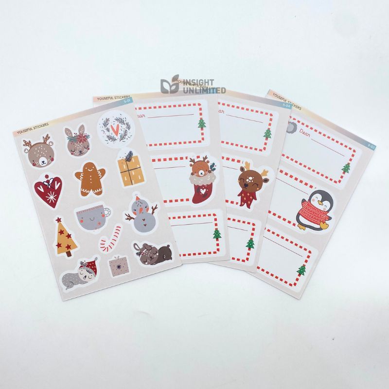 

Christmas Stickers (Set Of 4)