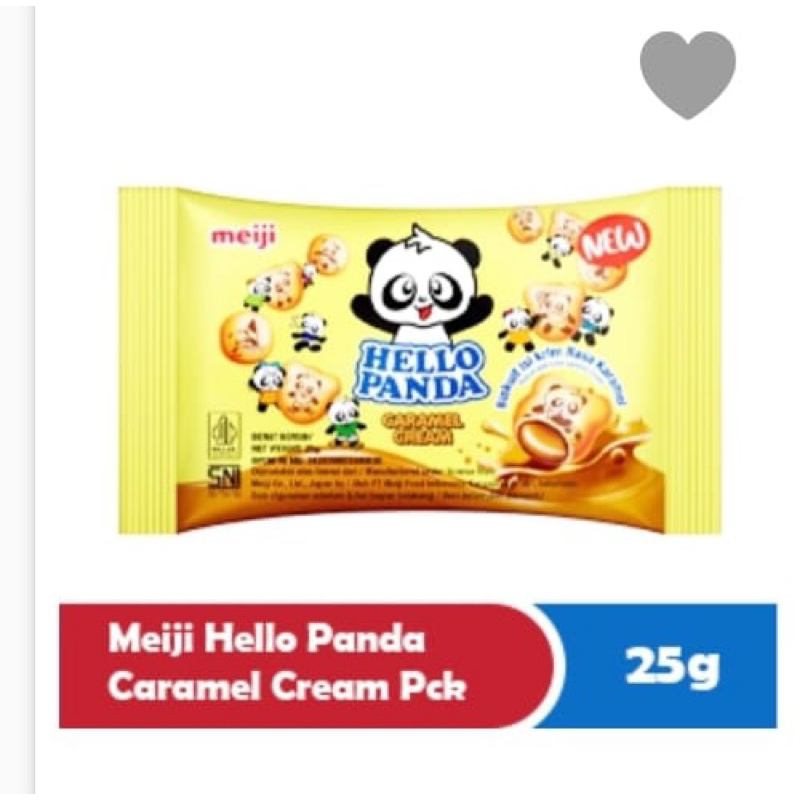 

Hello Panda biscuits 25gram Caramel Cream