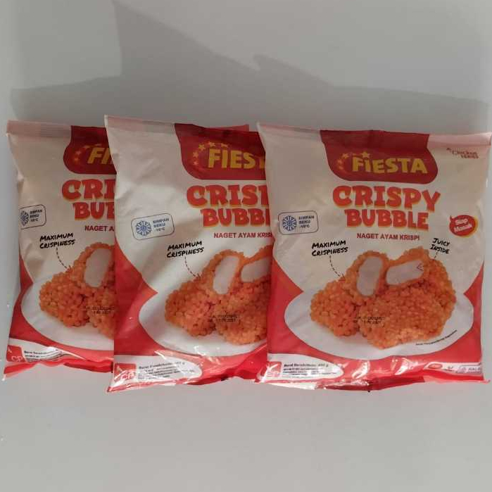 

Fiesta Nugget Crispy Crunch Netto 400gram Naget Ayam Crispy
