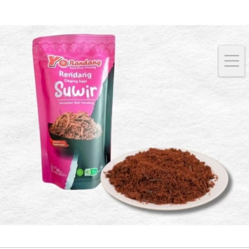 

YO RANDANG Rendang Suwir 160 gr