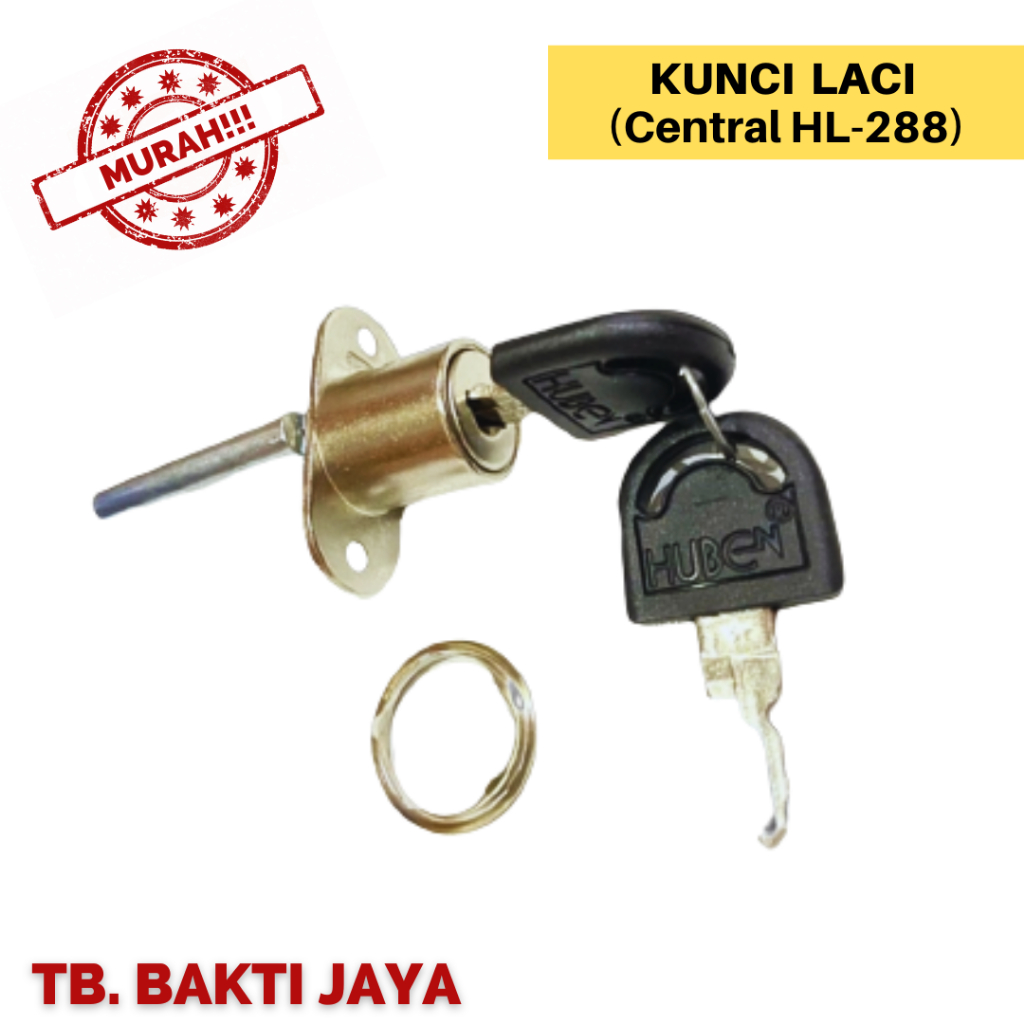 KUNCI LACI / KUNCI LACI CENTRAL / KUNCI SILINDER SENTRAL HUBEN HL 288