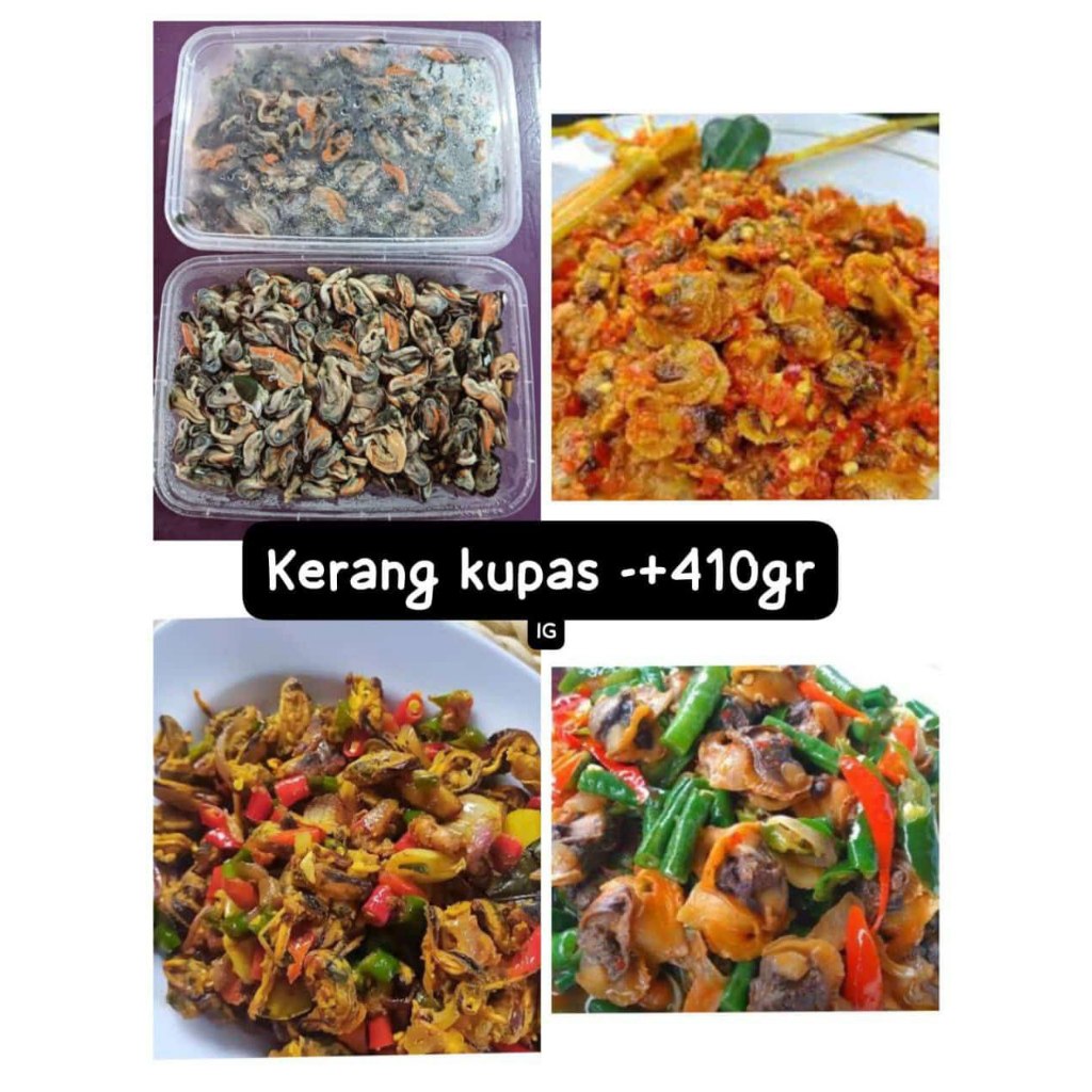 

Frozen Kerang Kupas 410gr, Ready Stock Delivery Jogja