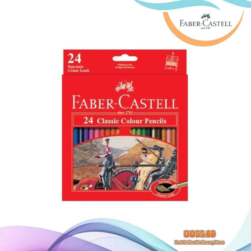 

PENSIL 24 COLORS FABER CASTELL CLASSIC (1 PCS)