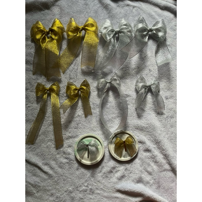 

[TERMURAH] Pita Glitter Gold & Silver Souvenir Hampers