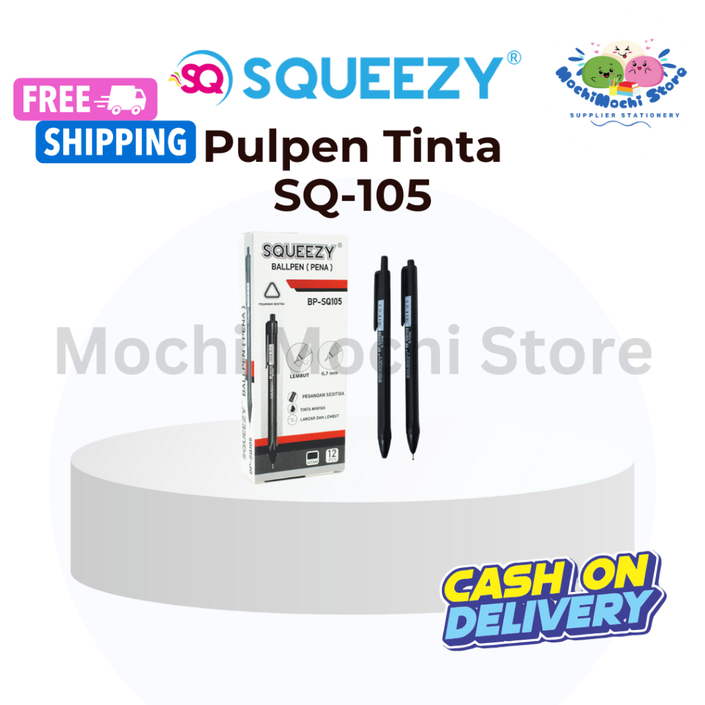 

Pulpen Gel SQUEEZY GP-SQ105 | Pulpen Gel | Gel Pen | Tip 0.7mm | Pulpen Gel SQUEEZY GPSQ-105 | Bolpen Gel