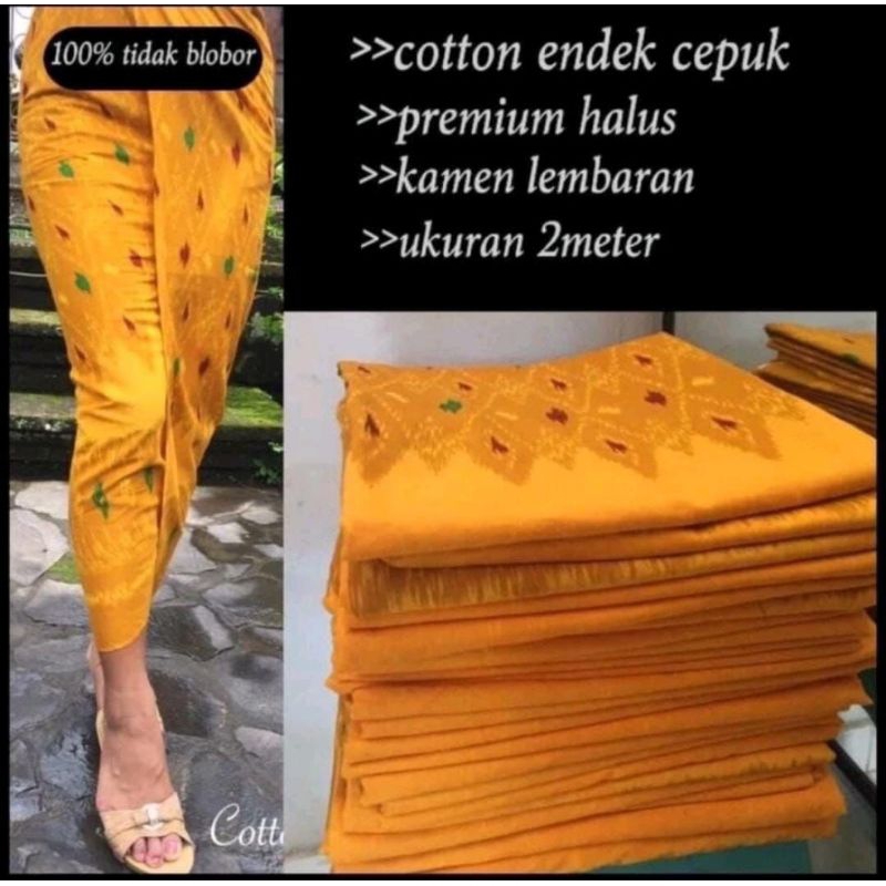Kamen cepuk lembaran/kamen kuning/rok bawahan tradisional/kamen bali