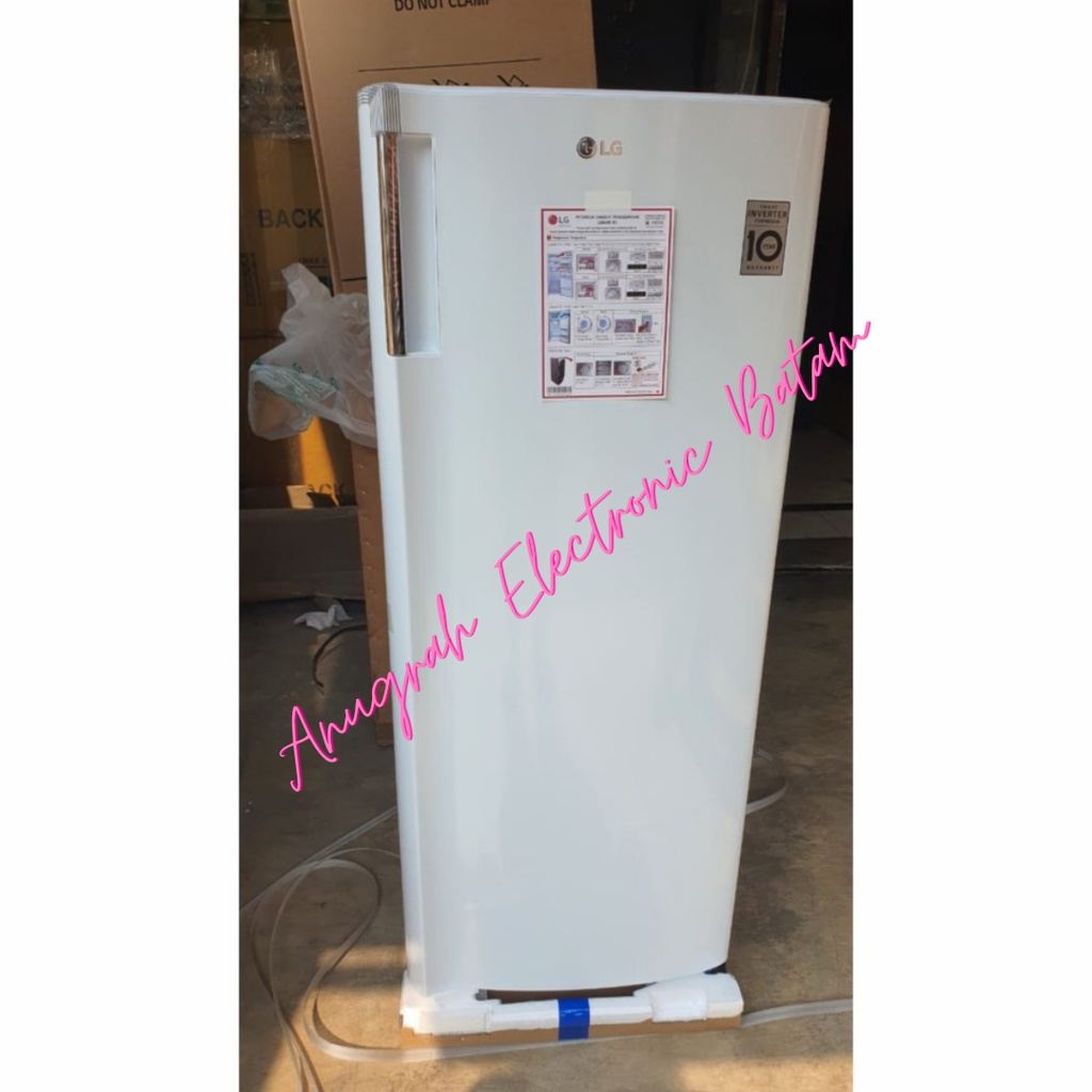 LG GN-INV304SW FREEZER 1 PINTU 6 RAK INVERTER COMPRESSOR BATAM
