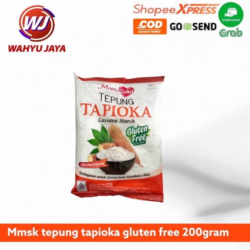 

mmsk tepung tapioka gluten free 200gram