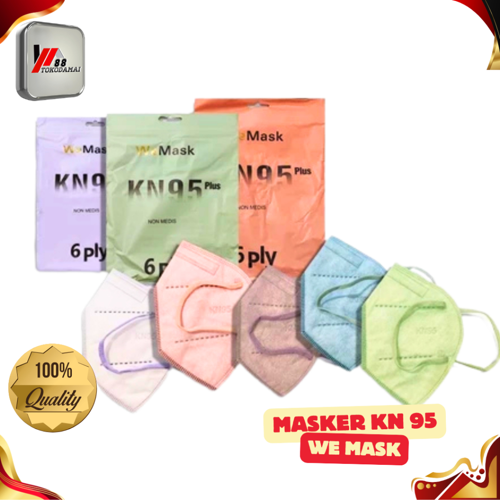 Masker KN95 WEMASK 6 PLY Super Tebal
