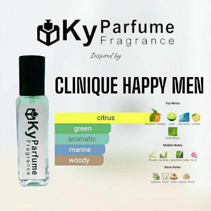 CLINIQUE HAPPY MEN Inspired parfume by { Ky Parfume}