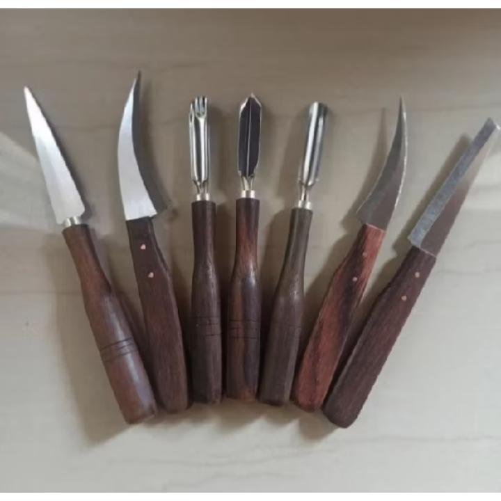 PISAU UKIR BUAH PISAU GARNISH /PISAU. CARVING 1 set 7 pcs