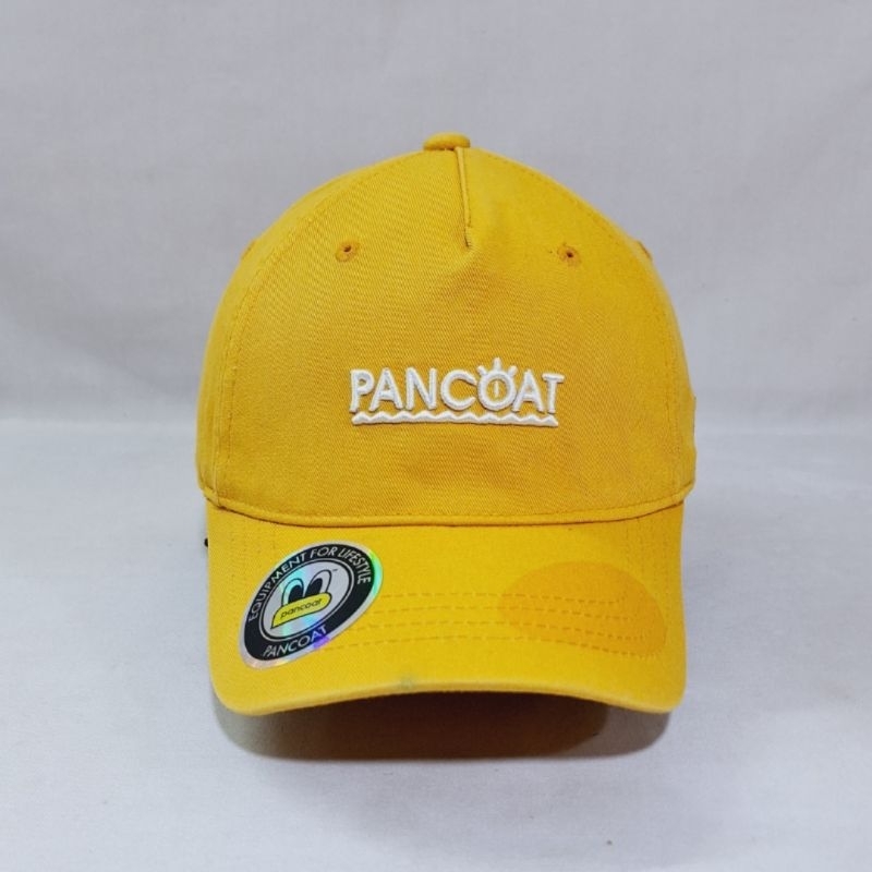 Topi Simple Cap Yupoong x Pancoat Script Second Original